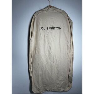 Authentic Louis Vuitton Cotton Long Tan Garment Bag 47”x23”